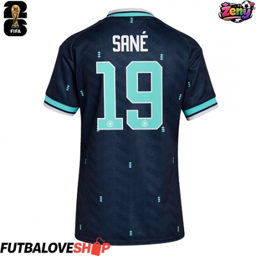 Dres Nemecko Leroy Sane #19 Preč pre Ženy MS 2026 Krátky Rukáv